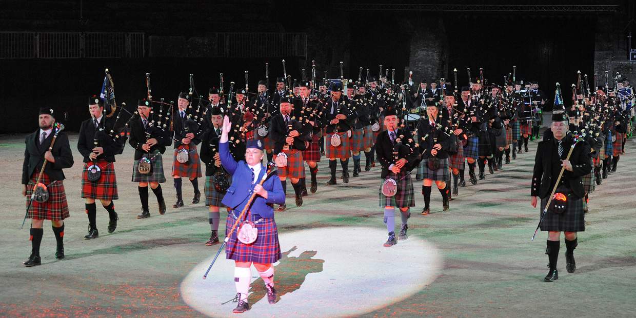 Massed Pipes and Drums