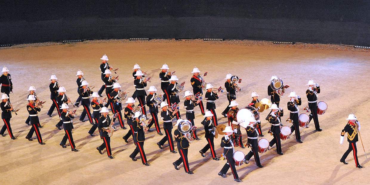 The Band of HM Royal Marines